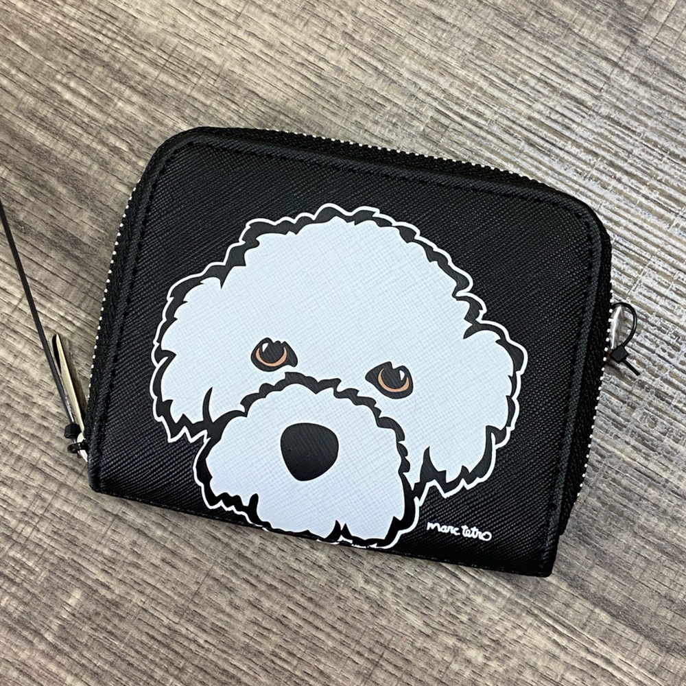 🧁 *New* MARC TETRO Bichon on Small Black Wallet